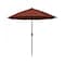 California Umbrella 7.5' Bronze Aluminum Market Patio Umbrella, Sunbrella Terracotta 194061336250 - alternate 1